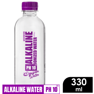 330ml designer water alkaline water ph10 (case 24 pack)